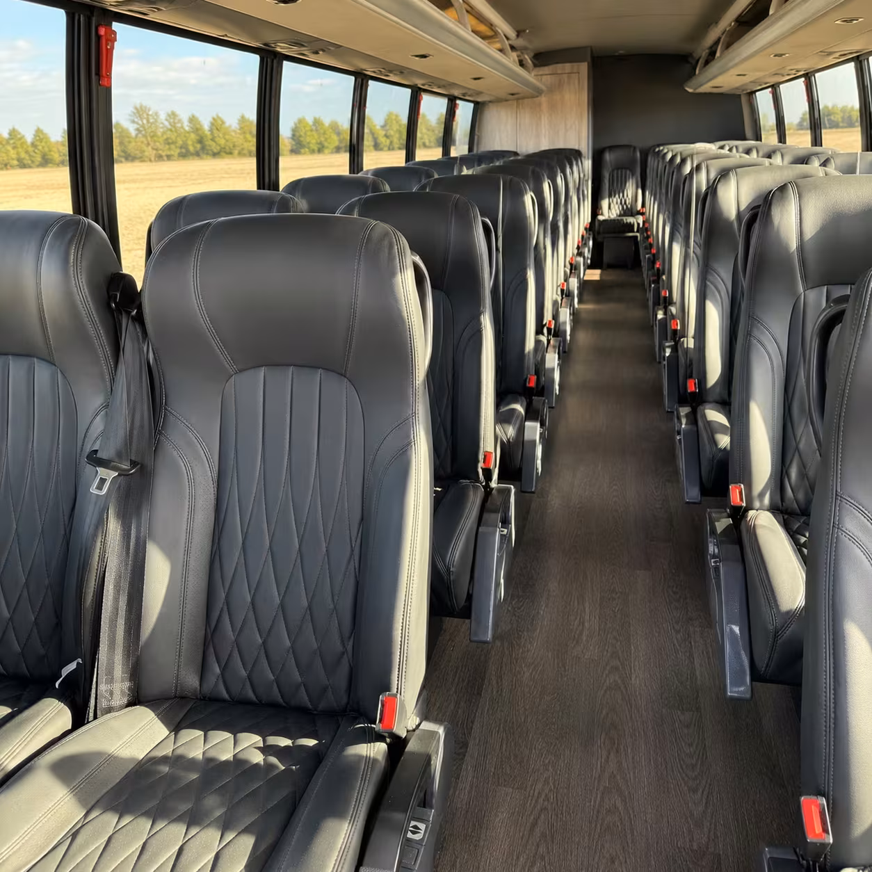 28 passenger minibus inside