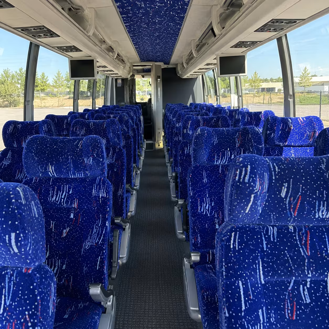 lehi charter bus interior