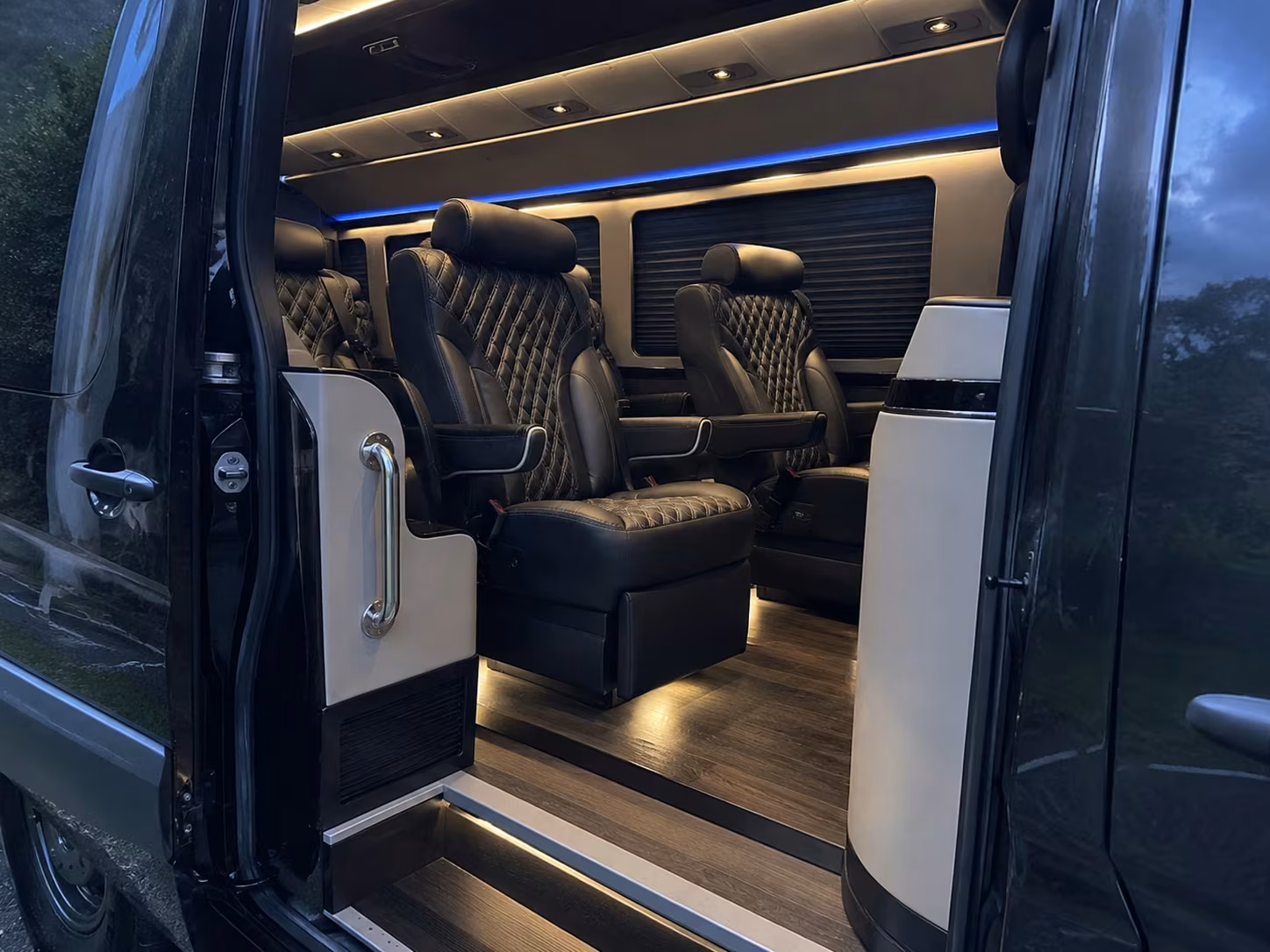 sprinter van with driver interior
