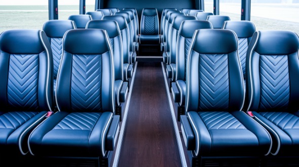 lehi 18 passenger minibus inside