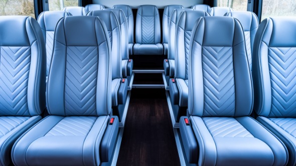 lehi 18 passenger minibus interior