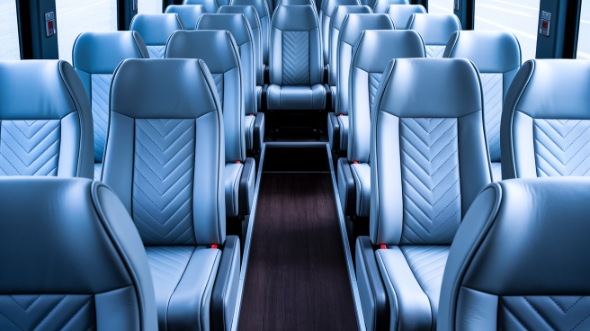 lehi 28 passenger minibus interior