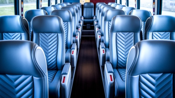 lehi 50 passenger charter bus interior