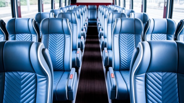 lehi 55 passenger charter bus interior