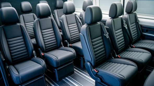 lehi sprinter van with driver inside